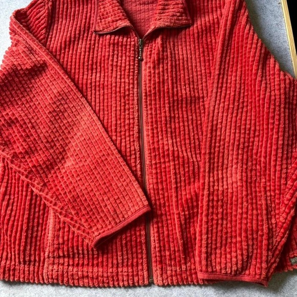 Woolrich Jackets & Blazers - Woolrich Ladies Corduroy Zip jacket with pockets XXL Winter Coral
